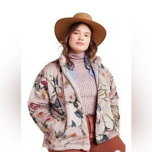 Anthropologie Hutch Florita Faux Fur Jacket Size XXL